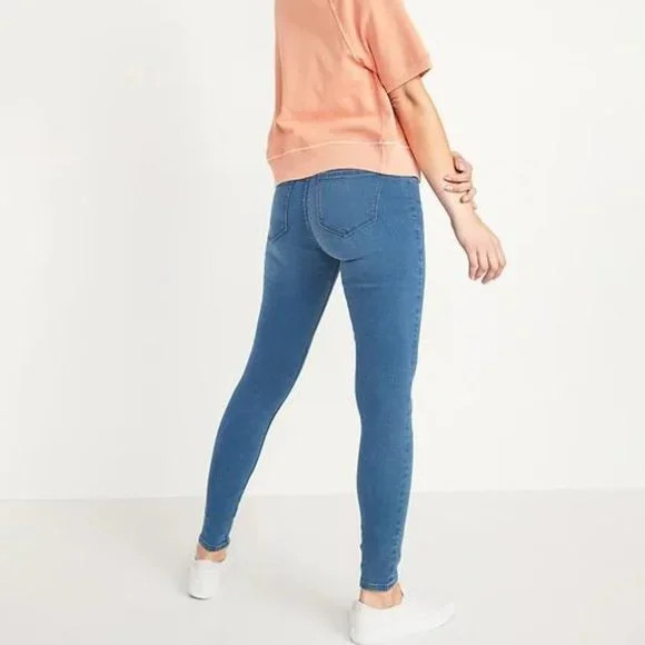 Old Navy Super Skinny Pull-On Jeggings for Women New - Picture 3 of 4